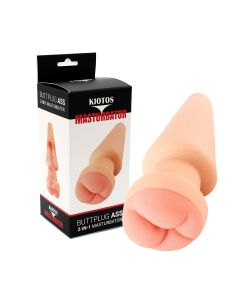 Masturbator Buttplug Ass 2-in-1