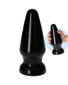 Lusty XXL Buttplug Adamo - Zwart - 16,5 cm