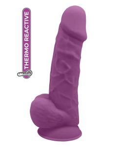 Realistische Dildo Met Ballen Real Love - Paars